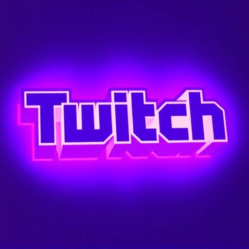 Logo of Twitch, a popular streaming platform for gamers.